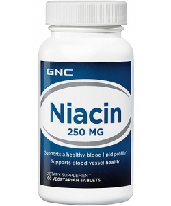 GNC Niacin 250 mg (100 таблеток, 100 порций)