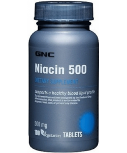 GNC Niacin 500 mg (100 таблеток)