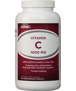 GNC Vitamin C 1000 mg with Rose Hips (100 капсул)