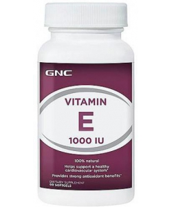 GNC Vitamin E 1000 IU (60 капсул, 60 порций)