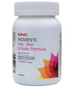 GNC Women's Hair Skin  Nails Formula (90 капсул, 45 порций)