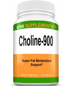 KRK Supplements Choline-900 (90 капсул, 45 порций)