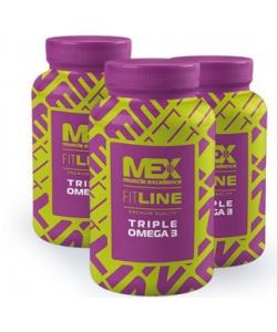 MEX Muscle Excellence Triple Omega 3 (90 капсул, 90 порций)