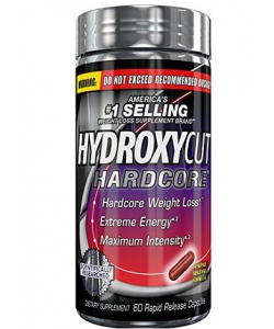 MuscleTech Hydroxycut Hardcore (60 капсул, 30 порций)