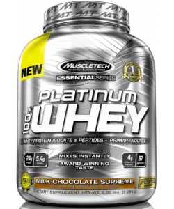MuscleTech Platinum 100% Whey Essential Series (2280 грамм, 67 порций)