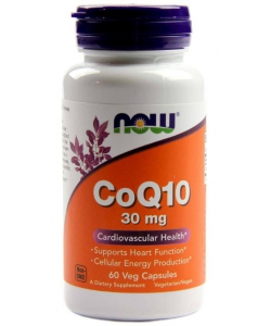 NOW CoQ10 30 mg (60 капсул, 60 порций)