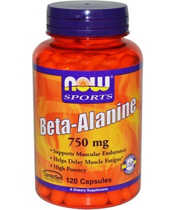 NOW Sports Beta-Alanine 750 mg (120 капсул)