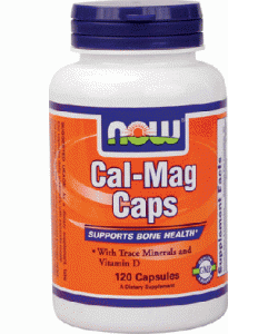 NOW Sports Cal-Mag Caps (120 капсул, 30 порций)