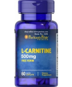 Puritan's Pride Acetyl L-Carnitine 500 mg (60 капсул, 60 порций)
