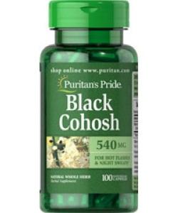 Puritan's Pride Black Cohosh (100 капсул, 100 порций)