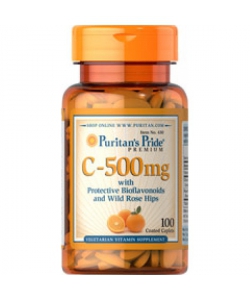 Puritan's Pride C-500 mg with Protective Bioflavonoids (100 капсул, 100 порций)
