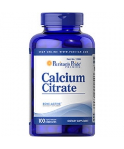 Puritan's Pride Calcium Citrate (100 капсул, 25 порций)