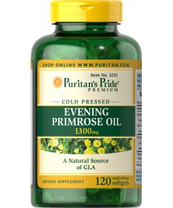 Puritan's Pride Evening Primrose Oil 1300 mg (120 капсул, 120 порций)