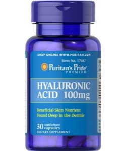 Puritan's Pride Hyaluronic Acid 100 mg (30 капсул, 30 порций)
