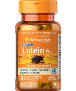 Puritan's Pride Lutein 6 mg (100 капсул)
