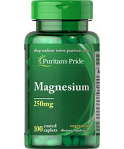 Puritan's Pride Magnesium 250 mg (100 капсул, 100 порций)