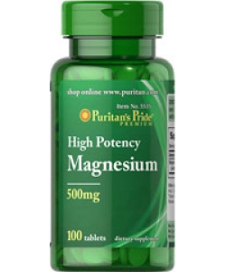 Puritan's Pride Magnesium 500 mg (100 таблеток, 100 порций)