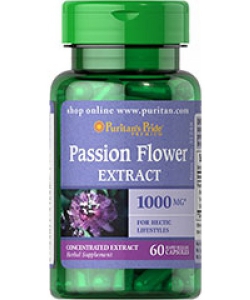 Puritan's Pride Passion Flower Extract (60 капсул, 60 порций)