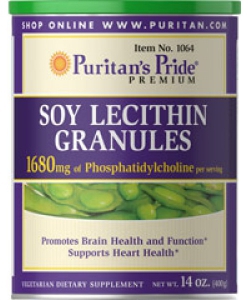 Puritan's Pride Soy Lecithin Granules (400 грамм, 50 порций)