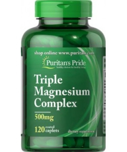 Puritan's Pride Triple Magnesium Complex 500 mg (120 капсул, 120 порций)