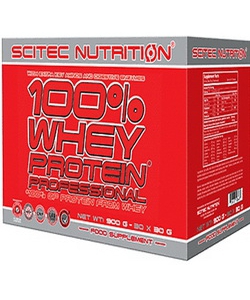 Scitec Nutrition 100% Whey Protein Professional 30x30 g (30 пак., 30 порций)