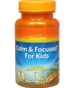 Thompson Calm & Focused For Kids (30 таблеток, 30 порций)