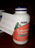 NOW Calcium Citrate (250 таблеток) фото 443